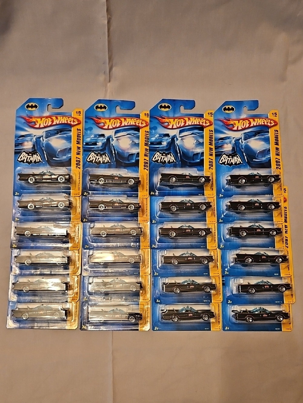 2007 Hot Wheels 1966 TV Series Batmobile New Models 24 Cars